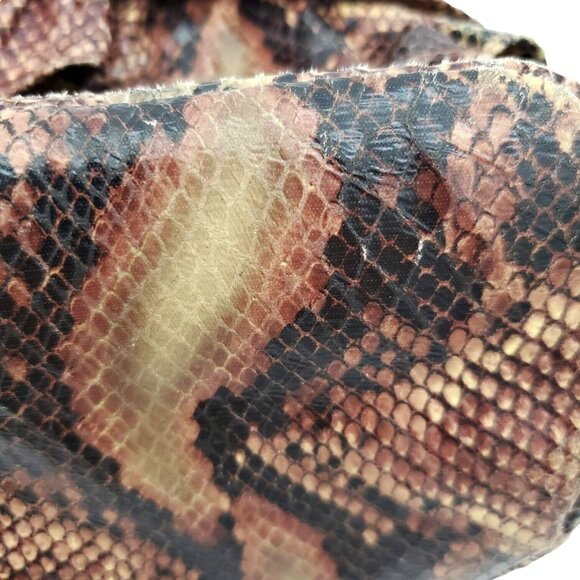 Rare Hard‎ to  Find Vintage Jessica Simpson faux python purse. Great condition - Picture 6 of 14